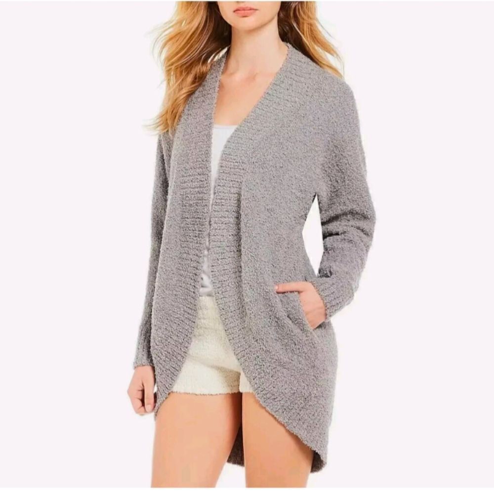 UGG Gray Open Front Cardigan Sweater